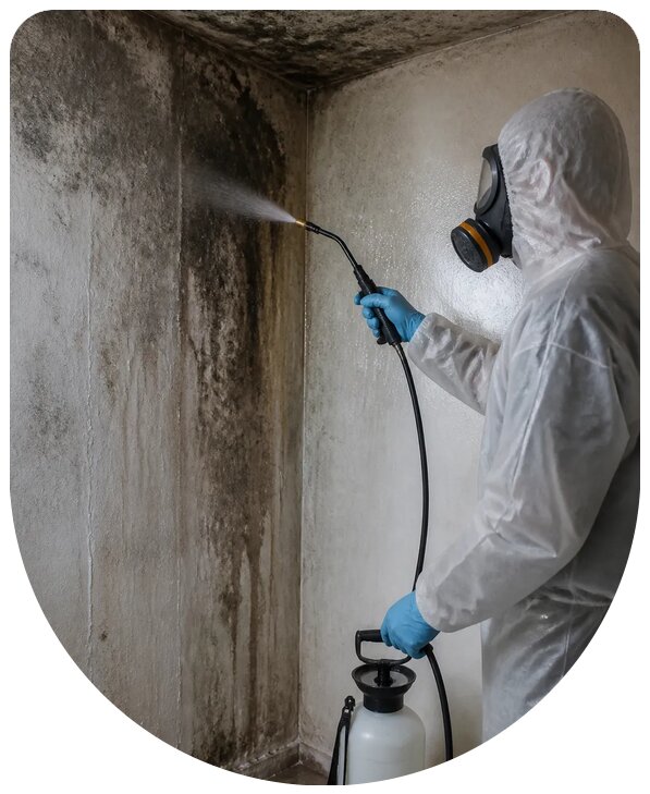 Профессиональная обработка помещений от плесени в Калининграде